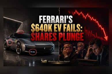 Ferrari Stock Dives 8% After Unveiling Controversial First EV