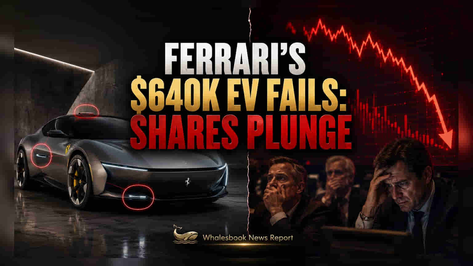 Ferrari Stock Dives 8% After Unveiling Controversial First EV