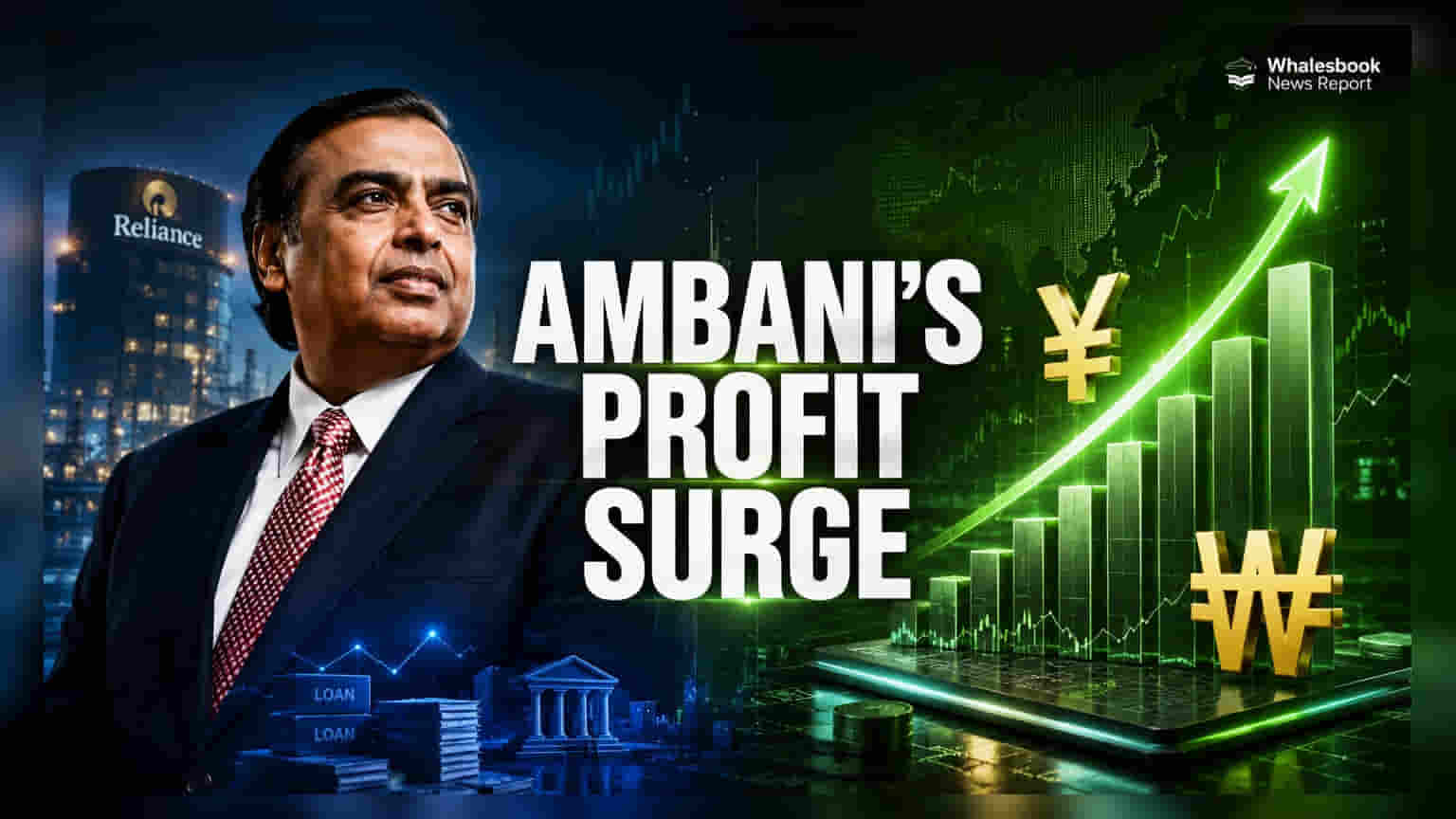 Reliance Industries: ₹95,754 कोटींचा विक्रमी नफा, पण शेअर दबावाखाली का?