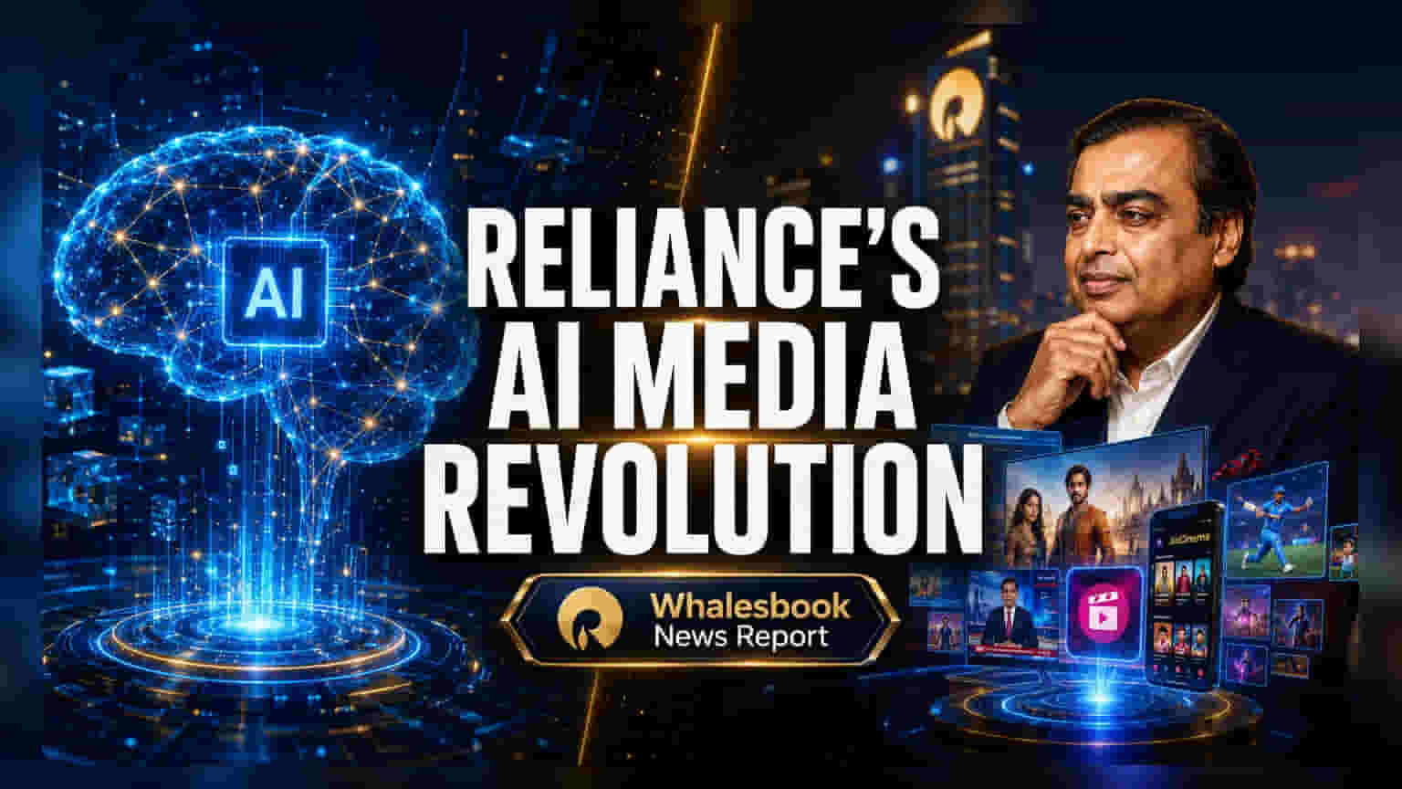 Reliance Shifts Media Strategy to AI-Driven Content Model