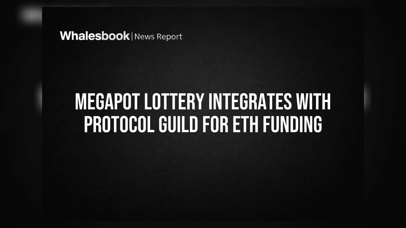 Megapot Lottery Integrates with Protocol Guild for ETH Funding