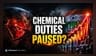 India Chemical Import Duty Freeze Looms Amid Geopolitical Strain