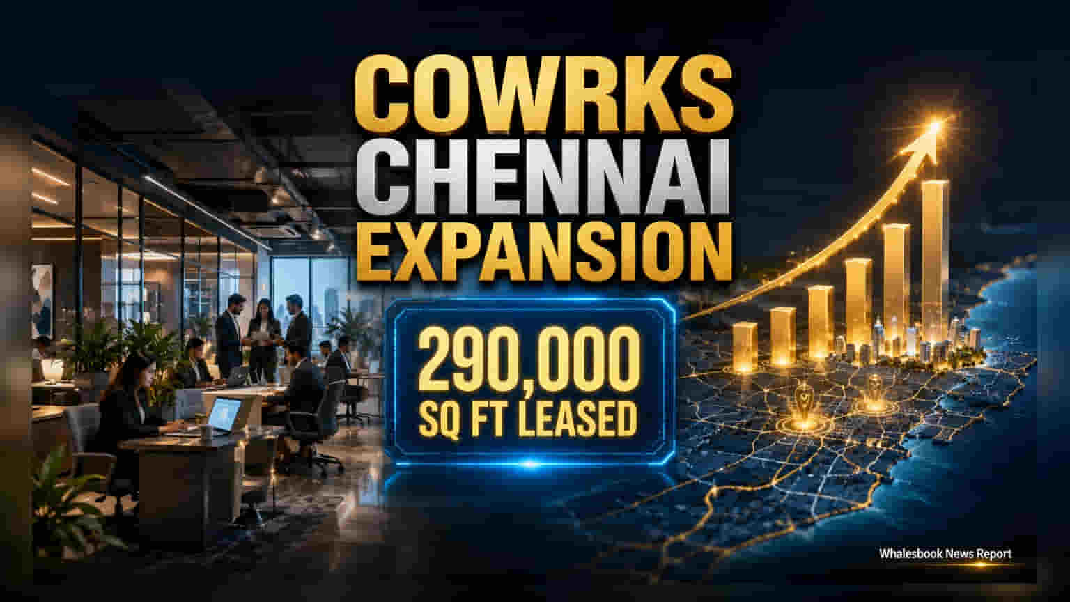 COWRKS का चेन्नई में धमाका! ऑफिस स्पेस दोगुना किया, 6800 डेस्क तैयार