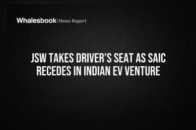 JSW Takes Driver’s Seat as SAIC Recedes in Indian EV Venture