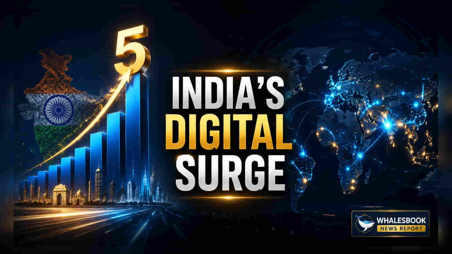 भारत डिजिटल इकोनॉमी में 5वें पायदान पर! AI की धाक या इंफ्रास्ट्रक्चर की कमी?