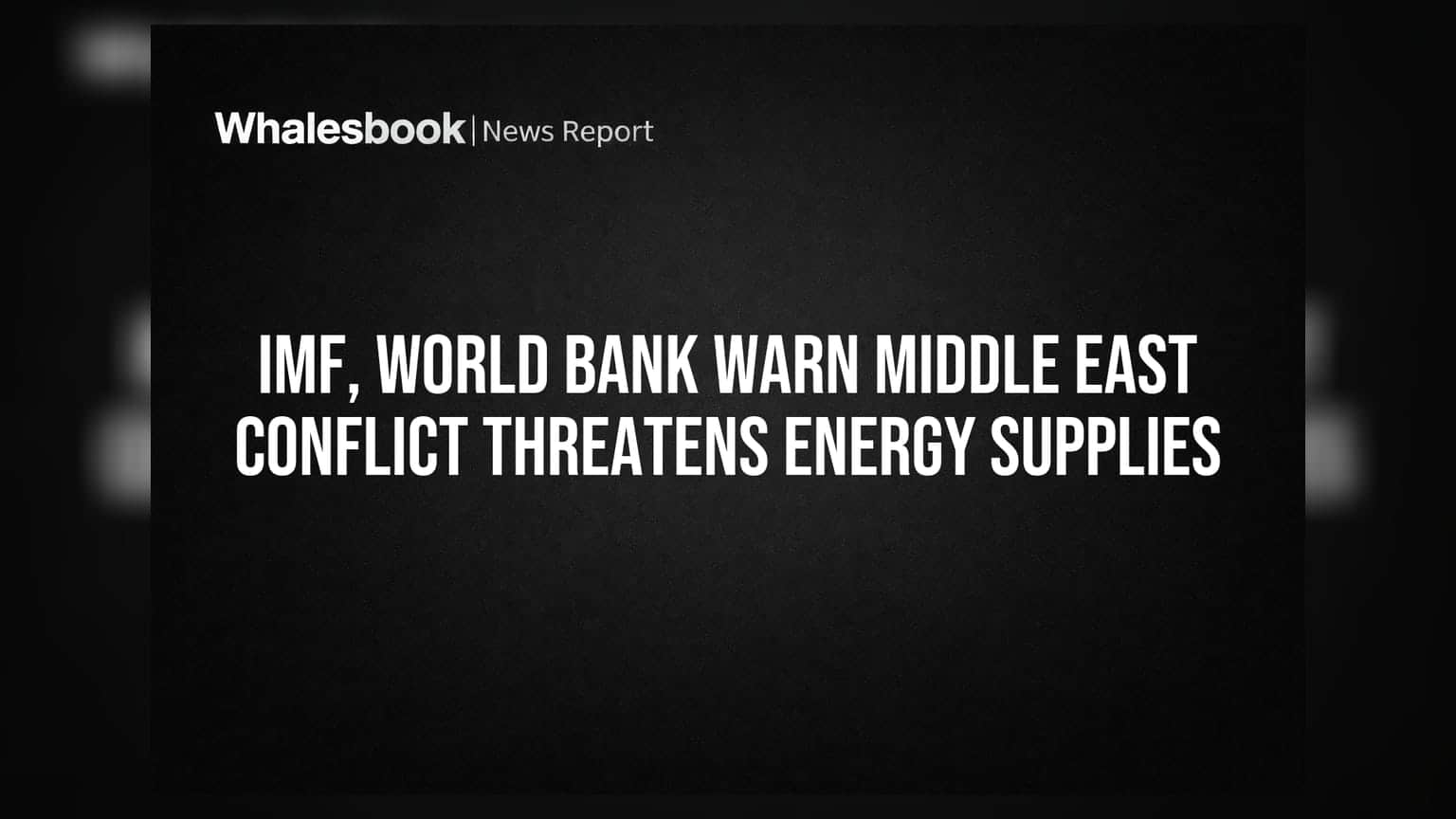 Global Energy Warning: Inventory Depletion Hits Breaking Point