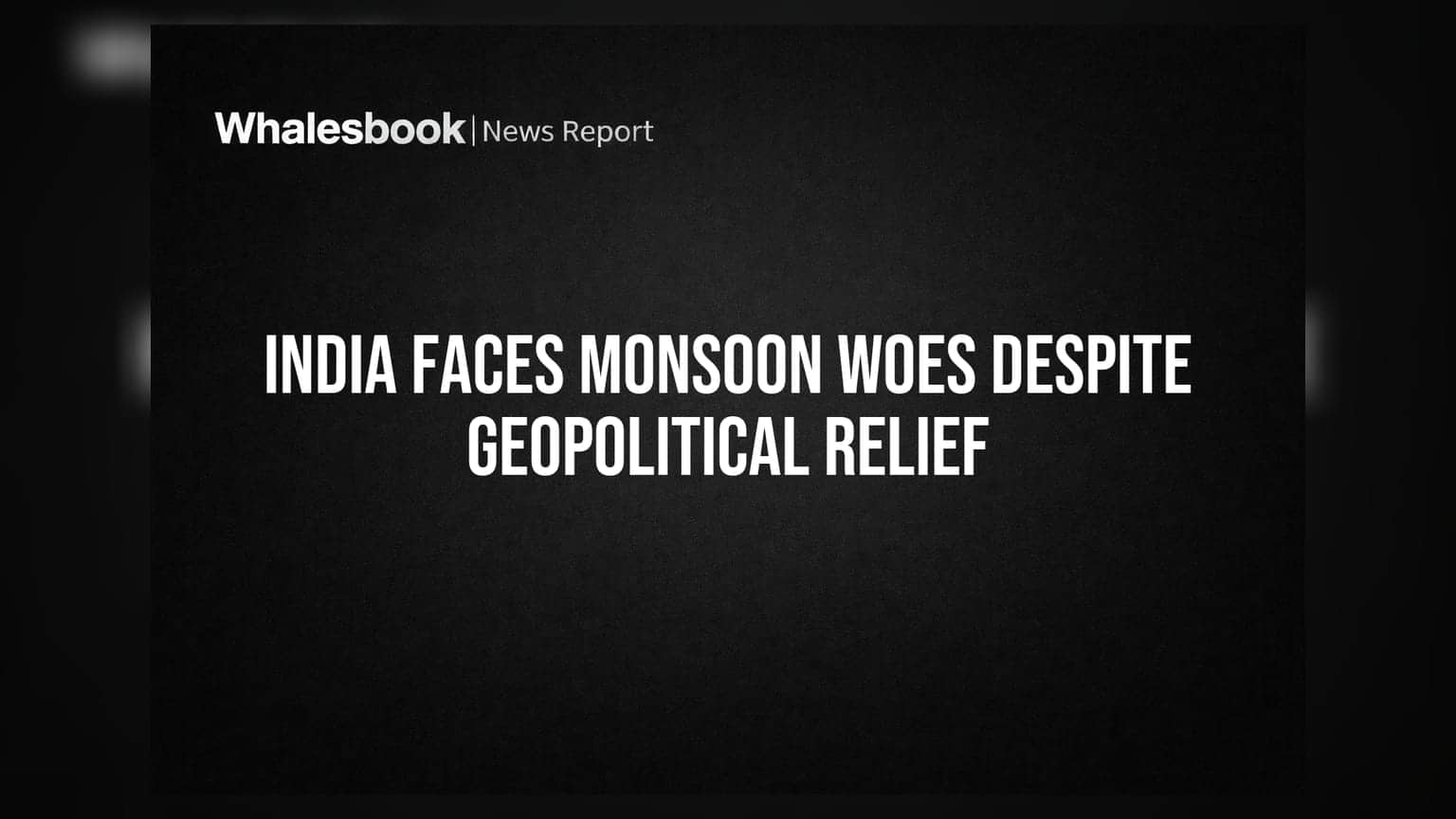 India’s Monsoon Deficit Risks Stalling Consumption Recovery