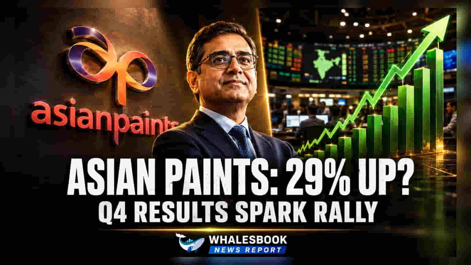 Asian Paints Share: Q4 માં 69% નફો વધ્યો, પણ નવા સ્પર્ધકો અને અનિશ્ચિતતાથી કંપની સાવચેત