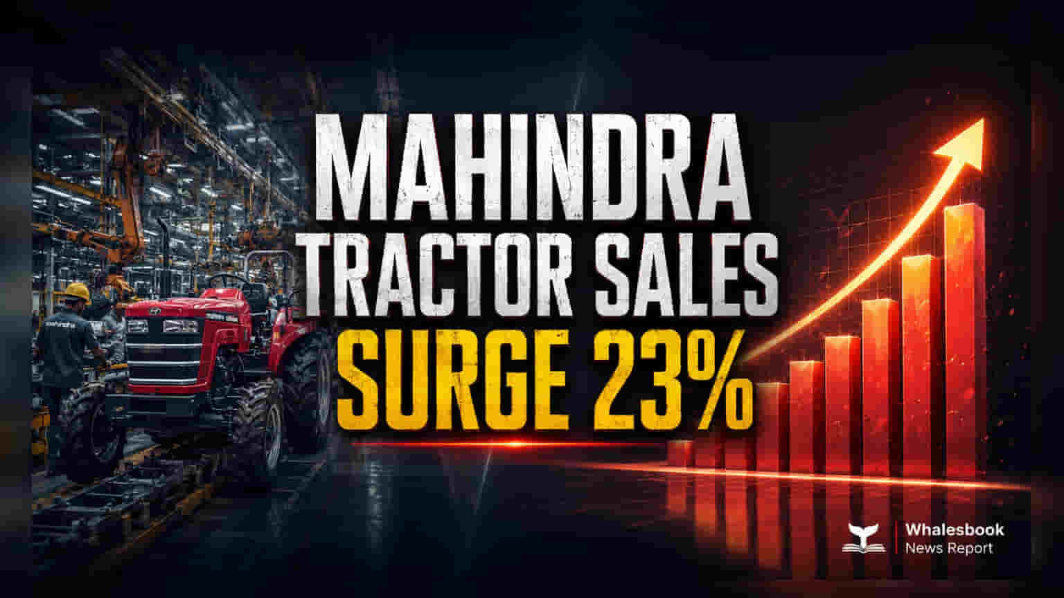 Mahindra Tractor Sales Spike 23% Amid Market Caution