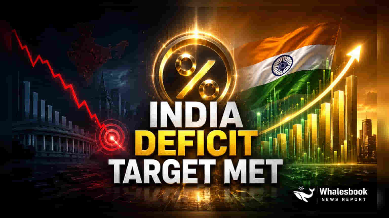 India Hits 4.4% Fiscal Target, But April Data Signals Stress