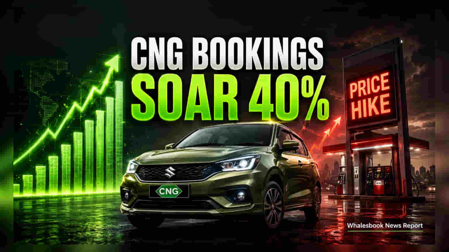Maruti Suzuki CNG Sales: પેટ્રોલ-ડીઝલ મોંઘા થતાં CNG વહીકલોનું વેચાણ 40% વધ્યું!