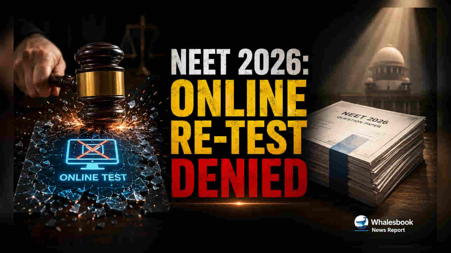 NEET 2026 Re-Test: સુપ્રીમ કોર્ટે કમ્પ્યુટર-આધારિત પરીક્ષાની અરજી ફગાવી, જૂની પદ્ધતિ જ ચાલુ રહેશે