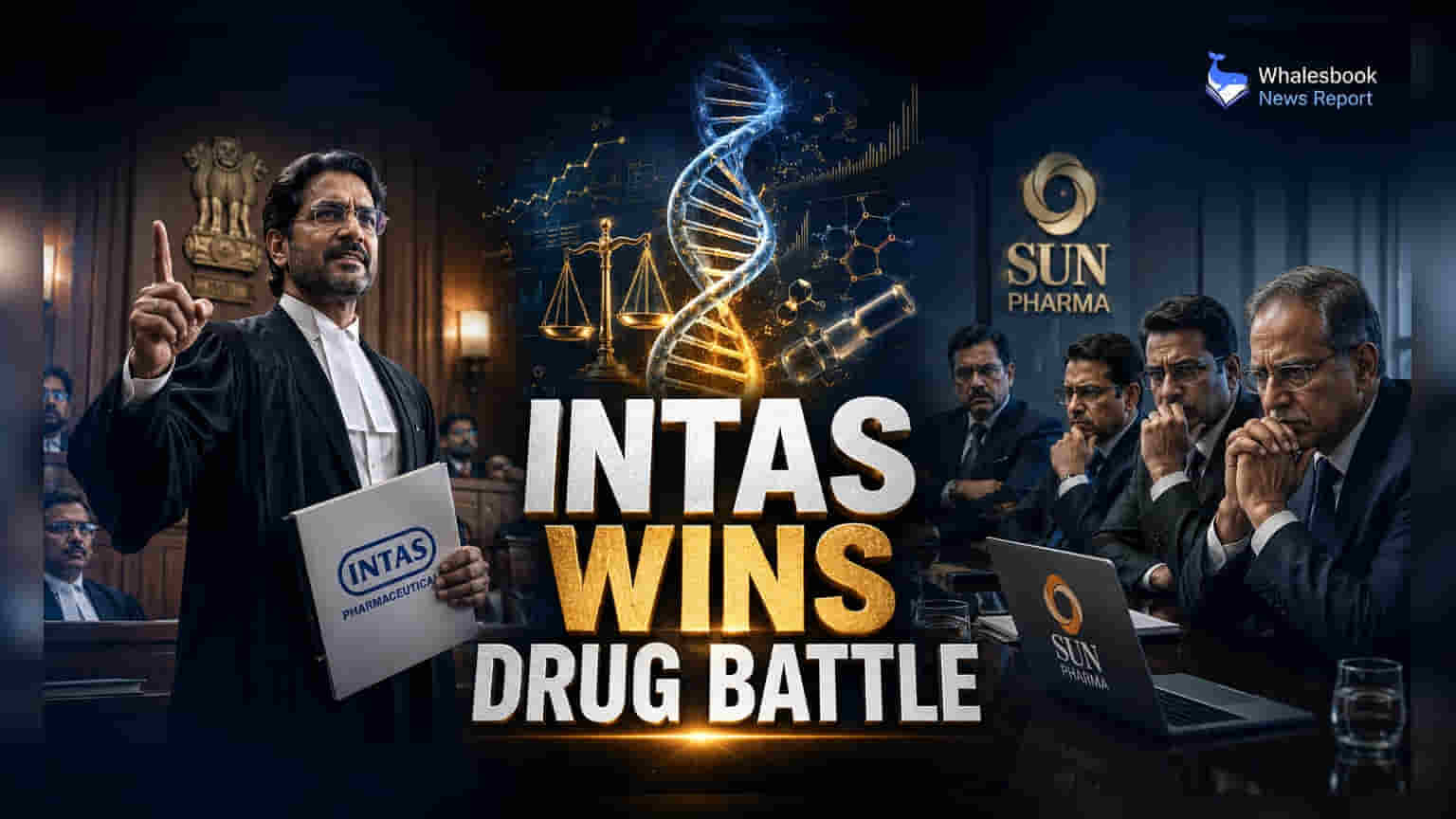 Intas Pharma Bevatas કોર્ટ કેસ જીત્યું: Sun Pharma ને મોટો ઝટકો!