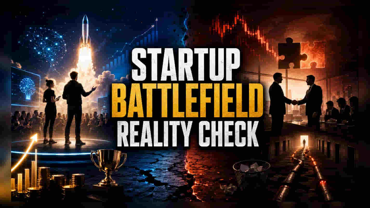 Startup Battlefield Valuation Reality: मेट्रिक्स बनाम हाइप - असली हकीकत क्या?