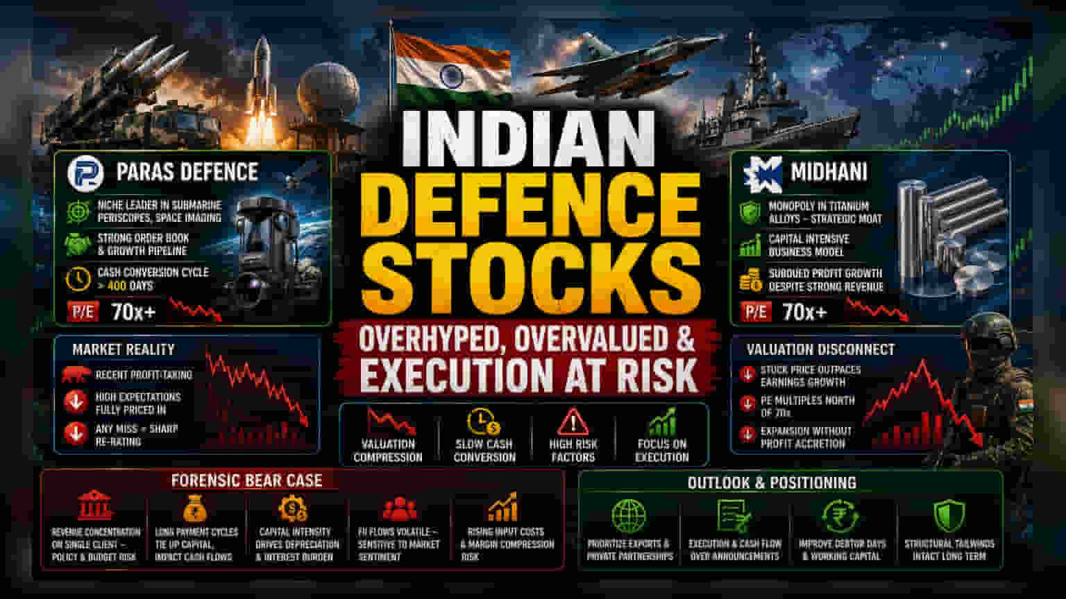 Indian Defense Rally Hits Valuation Ceiling: Reality Check
