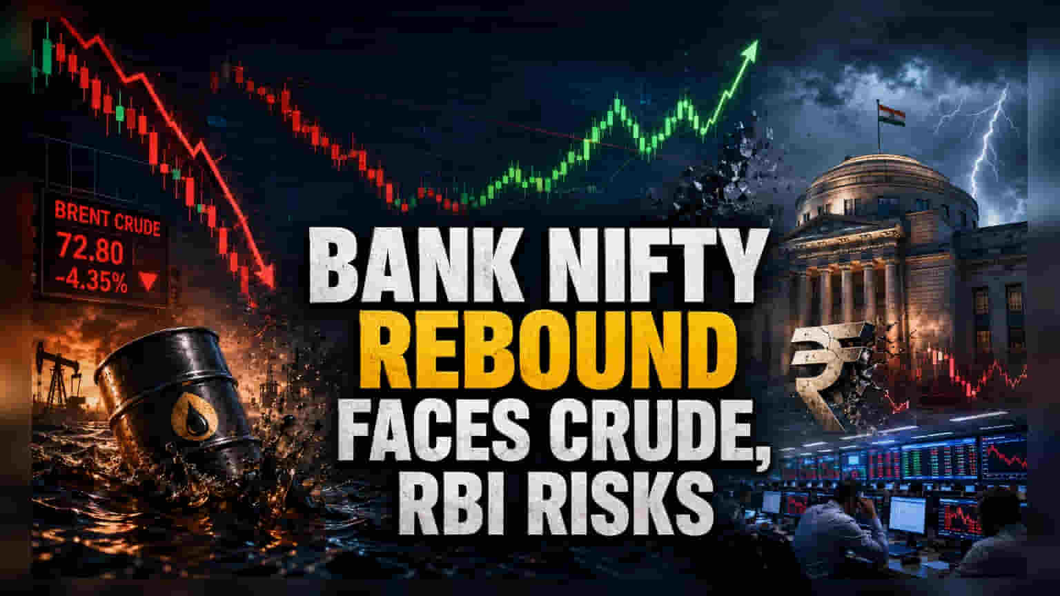 Bank Nifty Rebounds as Oil Dips: Relief or False Dawn?