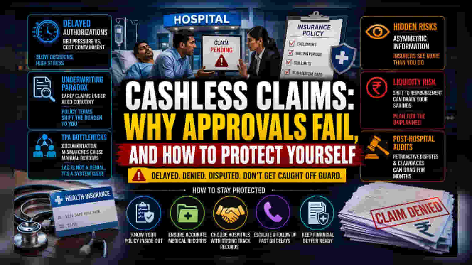 Health Insurance Cashless Claims: Decoding Approval Bottlenecks