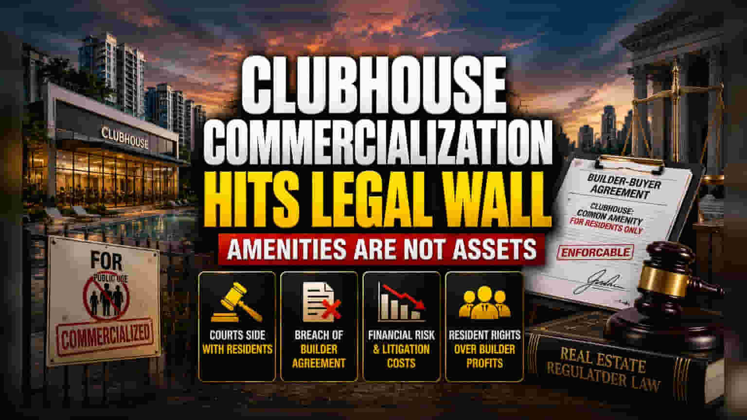 Real Estate Amenity Disputes: ਨਿਵੇਸ਼ਕਾਂ ਦੇ ROI ਲਈ ਲੁਕਿਆ ਹੋਇਆ ਖਤਰਾ!
