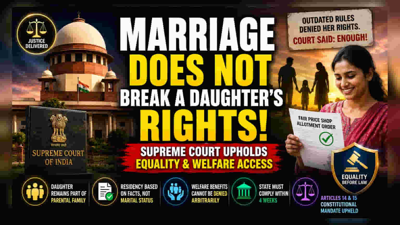 Supreme Court Strikes Down Marital Bias in Welfare Access