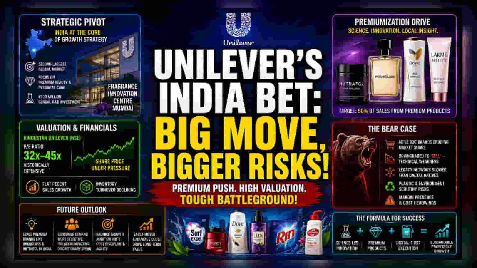 Unilever Bets Big on India as Premium Market Race Heats Up