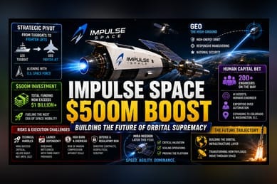 Impulse Space Nabs $500M at $4.26B Valuation to Boost Space Ops