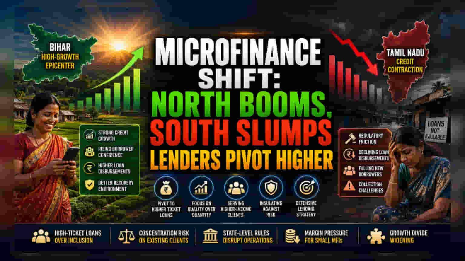India's MFI Sector Rebounds Amidst Deep Regional Divergence