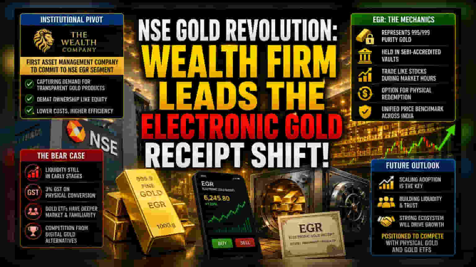 The Wealth Co Joins NSE Gold Segment, Betting on EGR Future