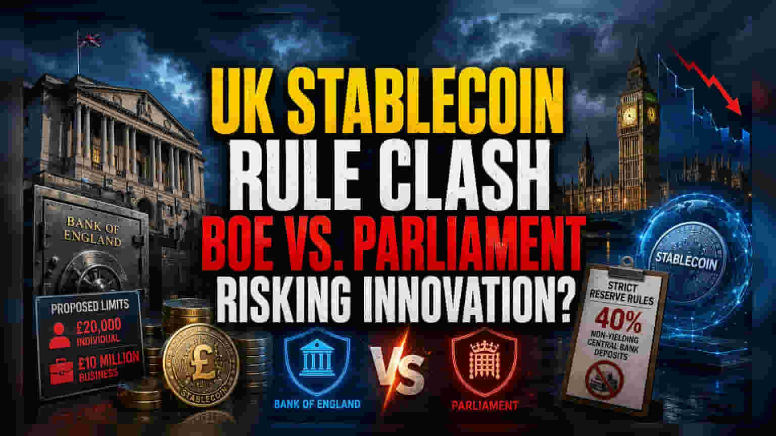UK Lords Challenge BoE Stablecoin Caps Amid Competitiveness Fear