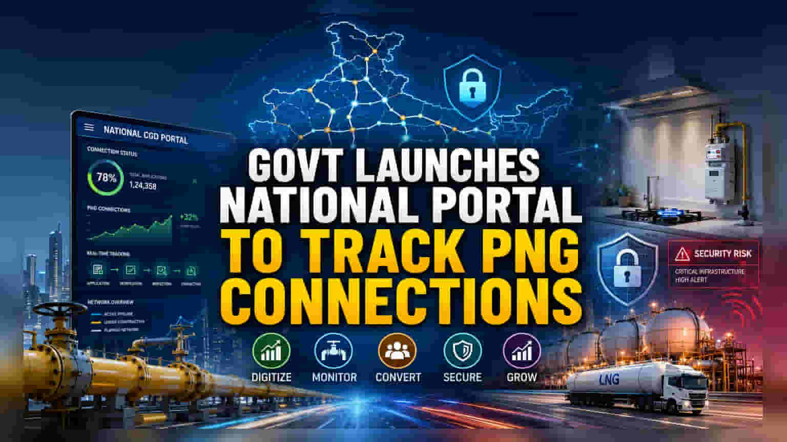 India’s Push for National Gas Grid Portal: Utility Shake-up