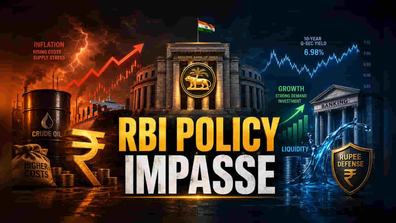 Indian Markets: राहत के बाद नरमी! कच्चे तेल की कीमतों और विदेशी बिकवाली का असर