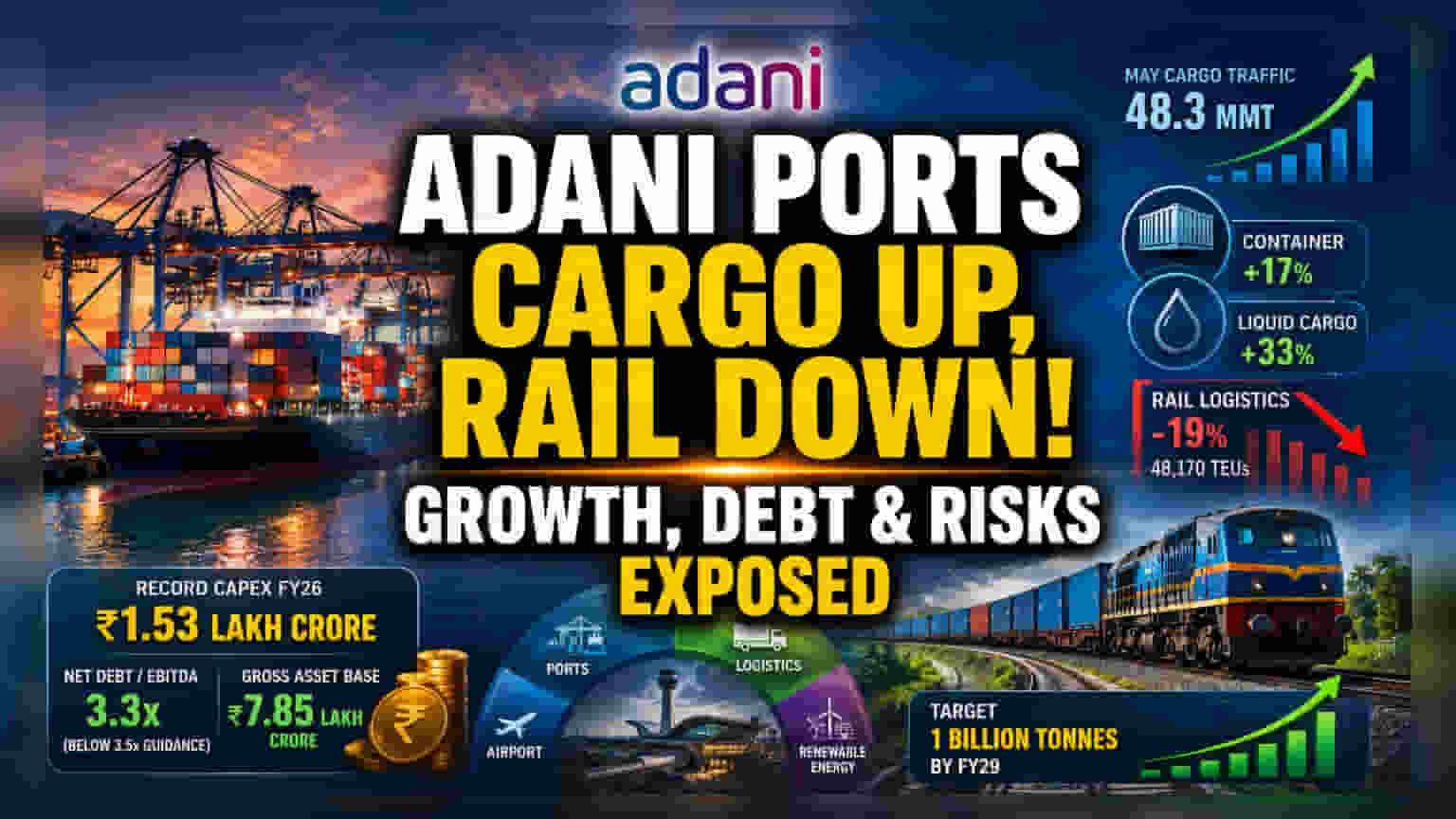 Adani Ports Cargo Volume Surge: Is the Premium Justified?