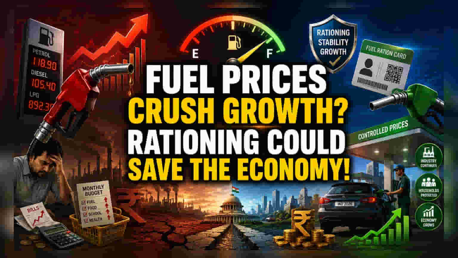 Fuel Rationing vs. Price Hikes: Rethinking Macro Inflation