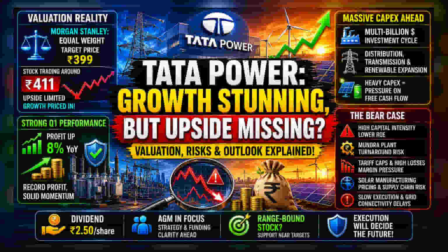 Tata Power Faces Valuation Headwinds Despite Record Earnings