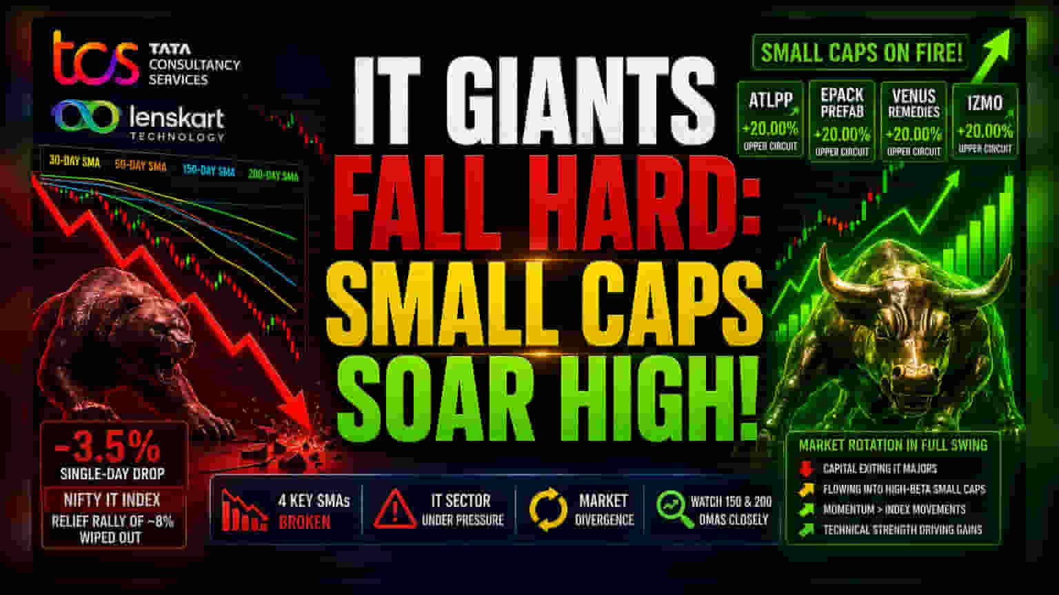 Nifty IT Faces Technical Breach as Profit-Taking Intensifies
