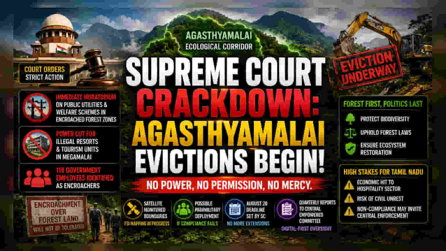 Supreme Court Forces Agasthyamalai Cleanup: State Compliance