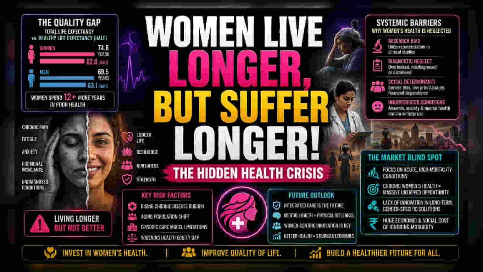 The Longevity Illusion: Why Women Are Not Living Healthier