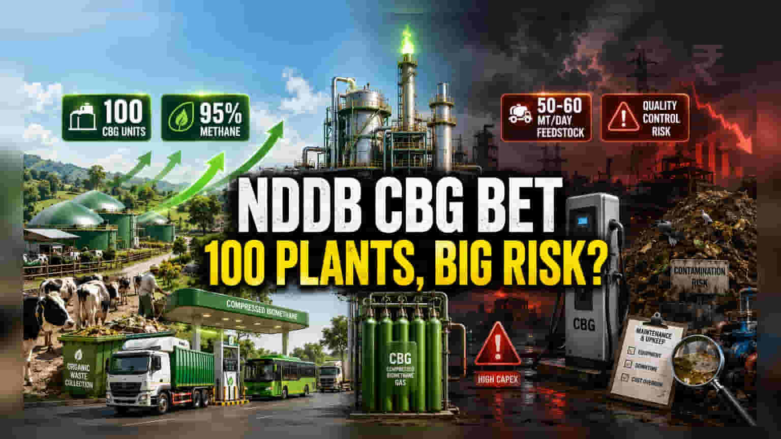NDDB ના 100 CBG પ્લાન્ટ: સુઝુકી-બેક્ડ એનર્જી શિફ્ટની સમીક્ષા