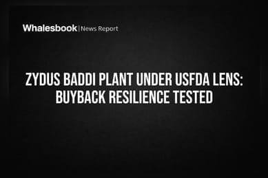 Zydus Baddi Plant Under USFDA Lens: Buyback Resilience Tested