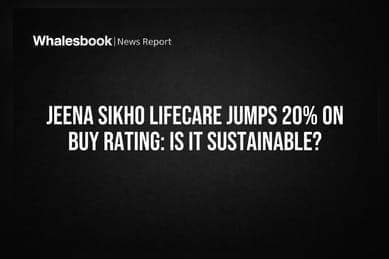 Jeena Sikho Lifecare Jumps 20% on Buy Rating: Is It Sustainable?