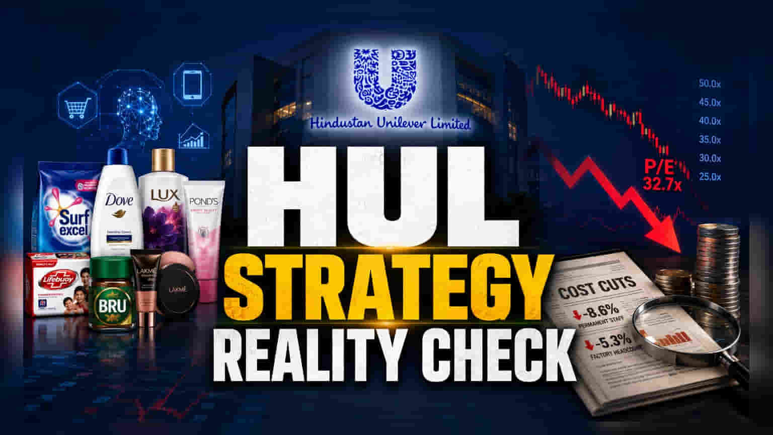 HUL ची नवी खेळी: प्रीमियम उत्पादने आणि AI वर भर, पण आव्हाने कायम!