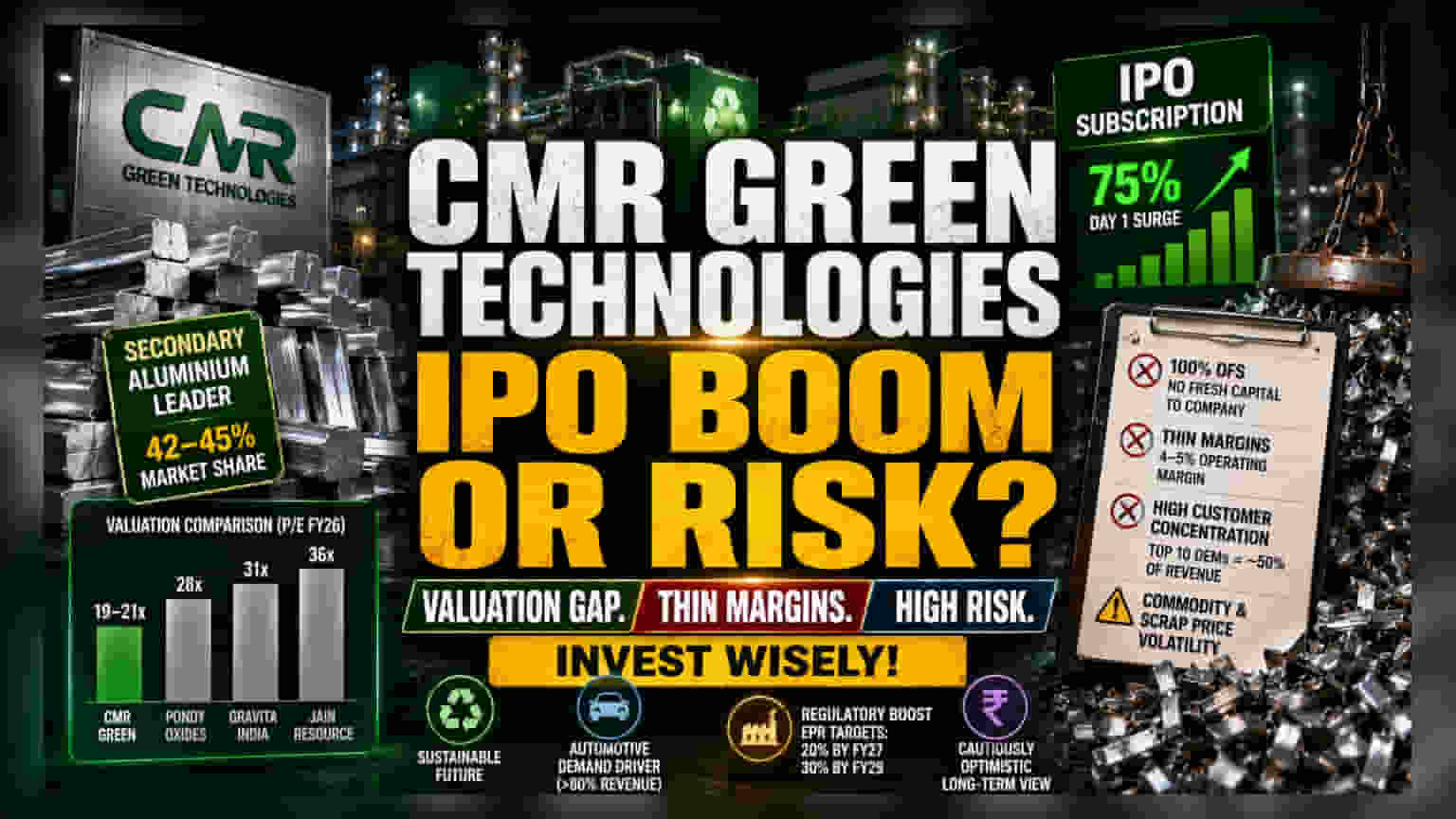CMR Green Tech IPO: Subscription Heat vs. Margin Realities