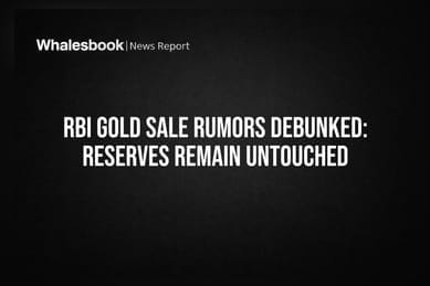 RBI Gold Sale Rumors Debunked: Reserves Remain Untouched