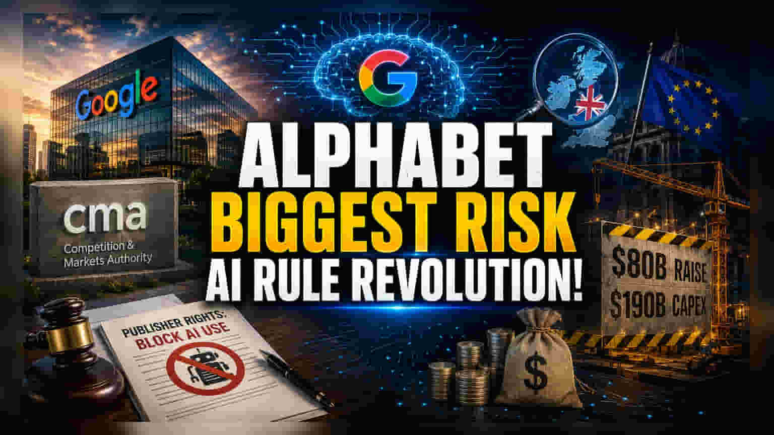 Alphabet वर दबाव: यूकेने AI कंटेंटसाठी 'ऑप्ट-आऊट' अनिवार्य केले