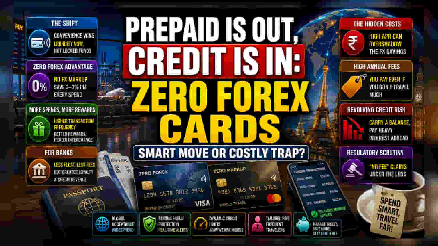 Zero Forex ક્રેડિટ કાર્ડ: હવે પ્રીપેડ ટ્રાવેલ કાર્ડની જગ્યા લેશે!