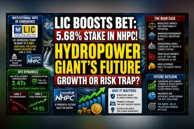 LIC Increases NHPC Stake as Retail OFS Window Opens