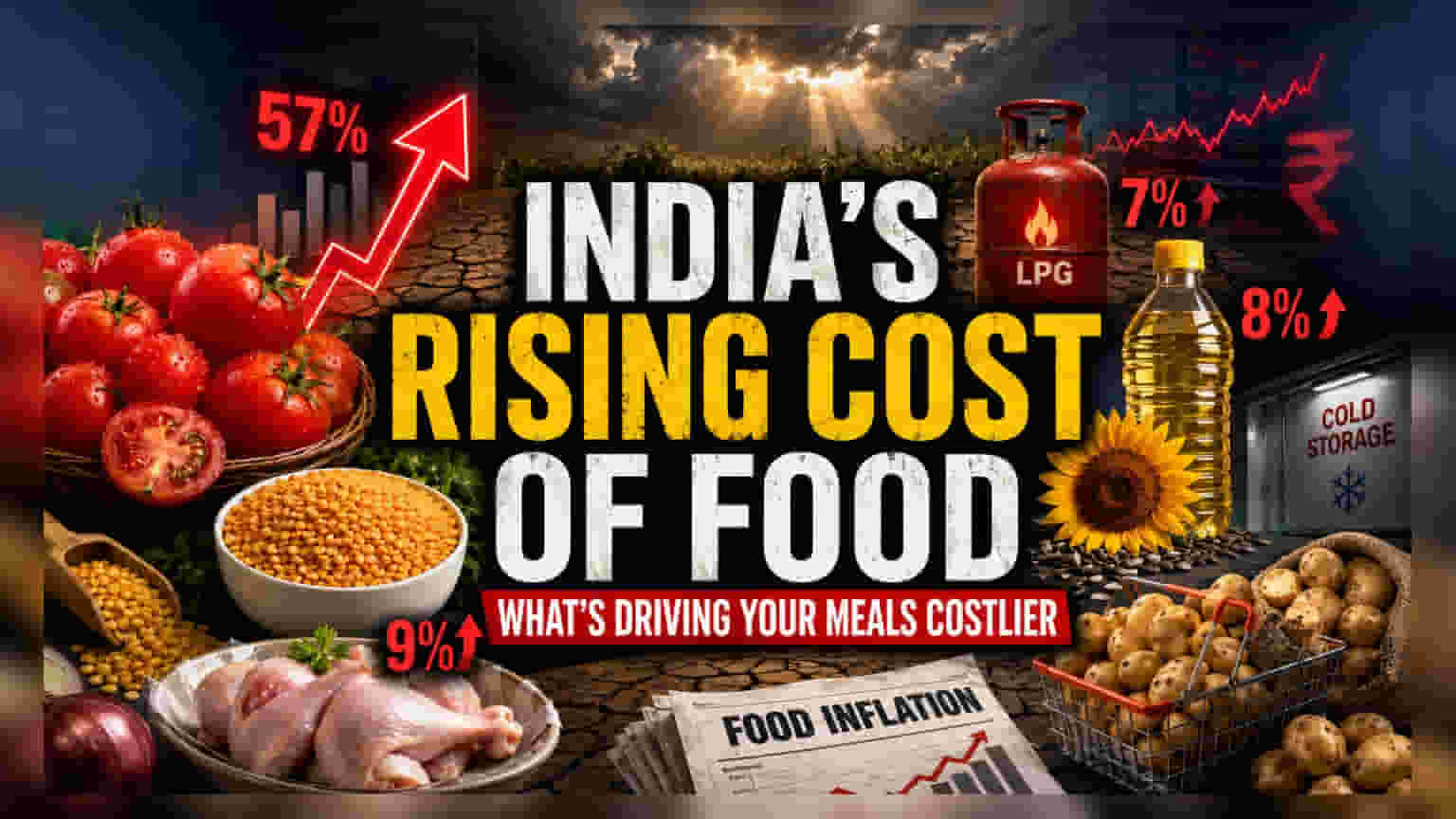 Food Inflation Squeezes Households: Thali Costs Surge