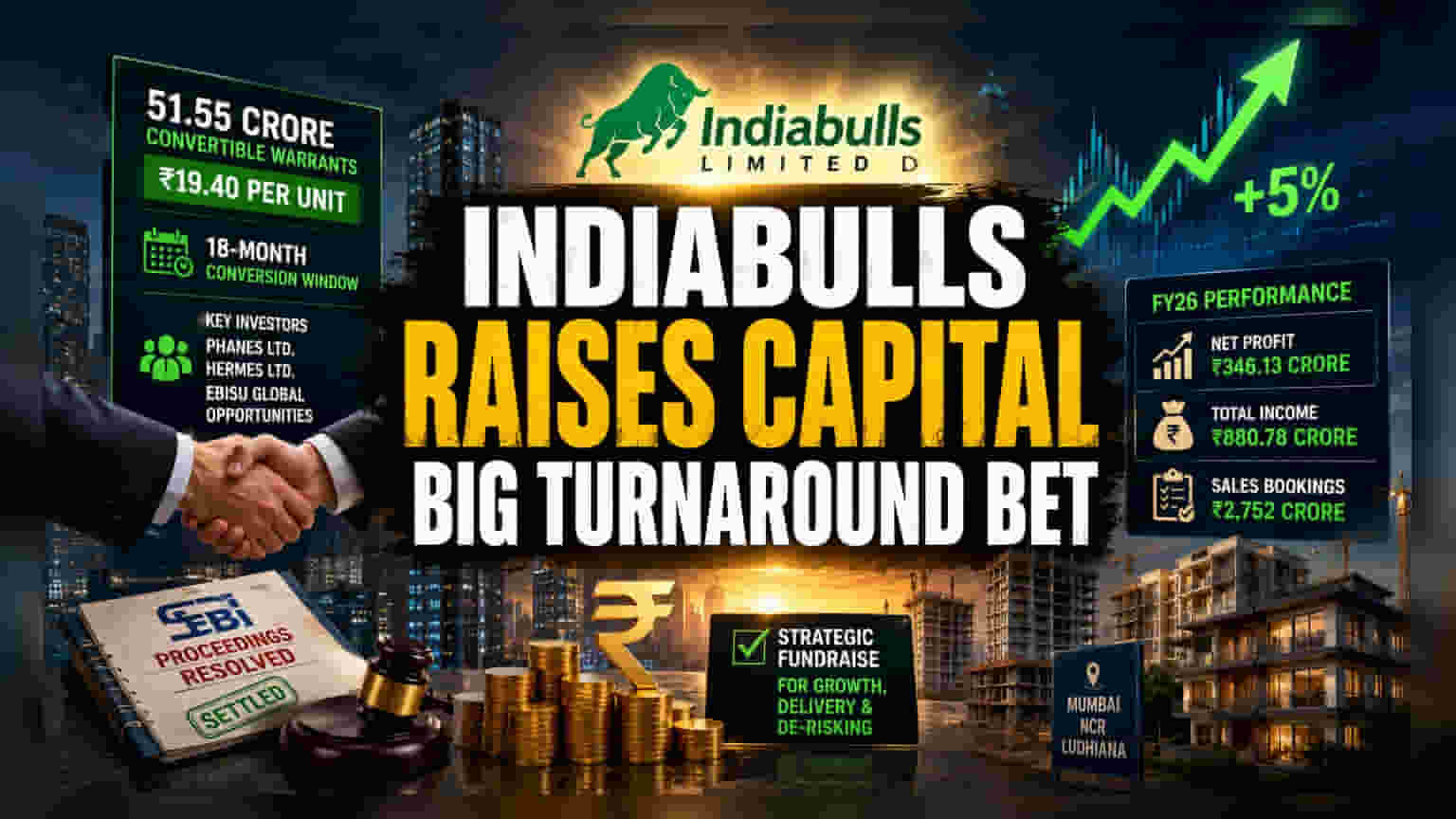 Indiabulls ਦਾ ₹1,000 ਕਰੋੜ ਦਾ ਵਾਰੰਟ ਪੁਸ਼: ਗਰੋਥ ਜਾਂ ਡਿਲਿਊਸ਼ਨ ਦਾ ਖਤਰਾ?