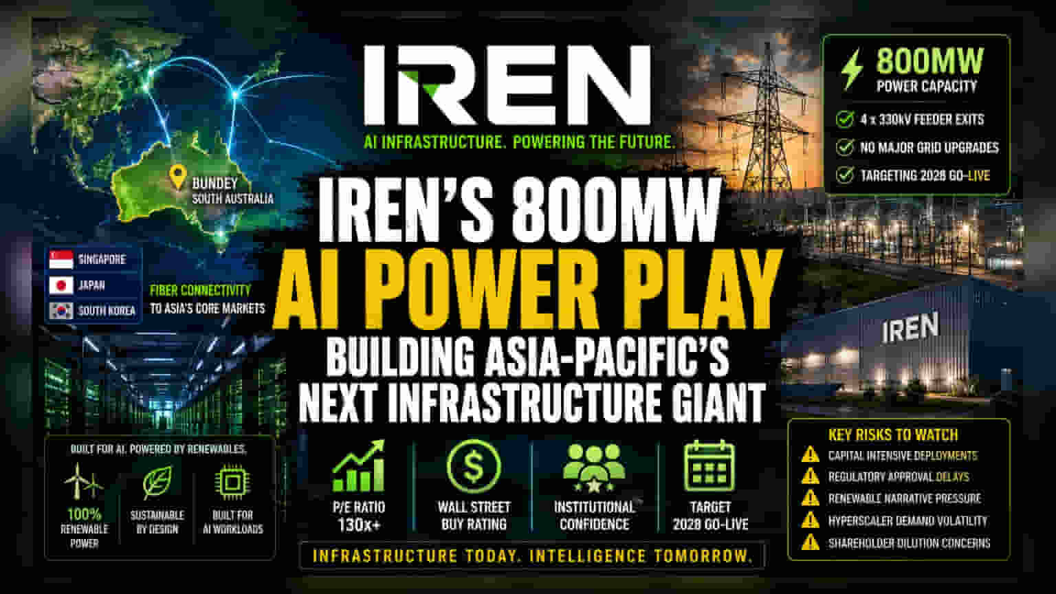 IREN Sets Sights on 800MW Australian AI Infrastructure Hub