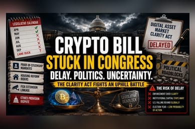Senate Crypto Bill Faces Legislative Gridlock and Deadlines
