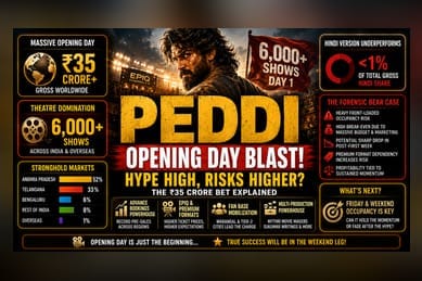 Peddi Global Pre-Sales Hit ₹35 Crore Amid High Regional Stakes